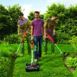 Black & Decker BLACK+DECKER 18V 3-in-1 Strimmer LI-ION 20 Cm Incl. 2,0Ah Accu + Lader -Tuingereedschap 123 1041
