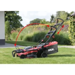 SKIL 20V Grasmaaier 0140BA Brushless 43cm + 2 Accu's 4,0Ah + Snellader -Tuingereedschap 123 1459