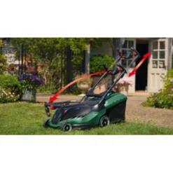 Bosch Elektrische Grasmaaier Advanced Rotak 690 42cm 1800W Met Opvouwbare Opvangbak -Tuingereedschap 123 1693