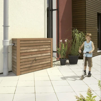 Garantia Regenton Woody Lichtbruin Met Accessoires 350 Liter 2 Garantia Regenton Woody Lichtbruin Met Accessoires 350 Liter - Afbeelding 2