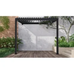 Pergola Classic Zwart 3x3 - 2 Palen 9 Pergola Classic Zwart 3x3 - 2 Palen -Tuingereedschap 123 2453