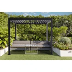 Pergola Basic Zwart 3x3m -Tuingereedschap 123 2467