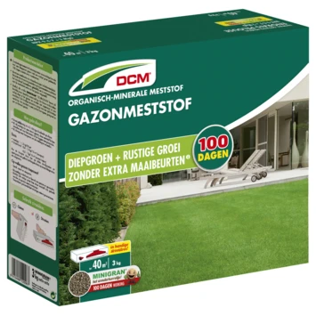 DCM Gazonmeststof 3kg 1 DCM Gazonmeststof 3kg