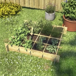 Moestuinbak Vierkant Ca. 120x120 Cm -Tuingereedschap 123 2627