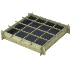 Moestuinbak Vierkant Ca. 120x120 Cm -Tuingereedschap 123 2629