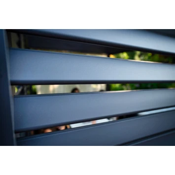 Zijwand Louvre Voor Pergola Classic & Deluxe Zwart 300 Series 7 Zijwand Louvre Voor Pergola Classic & Deluxe Zwart 300 Series - Afbeelding 7