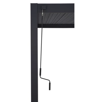 Pergola Deluxe Zwart 3,6x4m 2 Pergola Deluxe Zwart 3,6x4m - Afbeelding 2