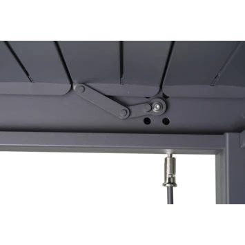 Pergola Deluxe Zwart 3x6m 3 Pergola Deluxe Zwart 3x6m - Afbeelding 3