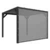 Pergola Silvano Zwart Inclusief Zijdoek