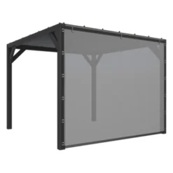 Pergola Silvano Zwart Inclusief Zijdoek