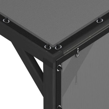 Pergola Silvano Zwart Inclusief Zijdoek 2 Pergola Silvano Zwart Inclusief Zijdoek - Afbeelding 2