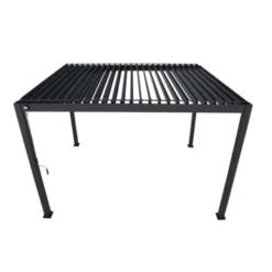 Pergola Deluxe Zwart 3x3,6m -Tuingereedschap 123 2833