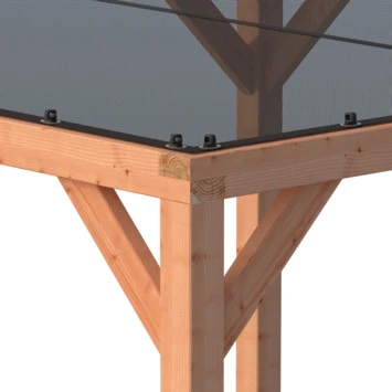 Pergola Silvano Douglas Met Schaduwdoek 324x324 Cm 5 Pergola Silvano Douglas Met Schaduwdoek 324x324 Cm - Afbeelding 5