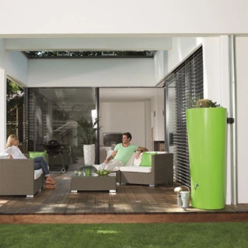 Garantia Regenton Met Plantenbak Appelgroen 350 Liter 3 Garantia Regenton Met Plantenbak Appelgroen 350 Liter - Afbeelding 3