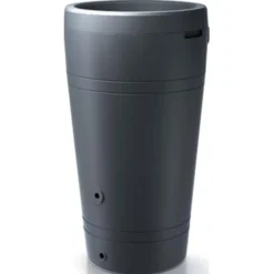 Regenton Met Plantenbak Tube Antraciet 230 Liter