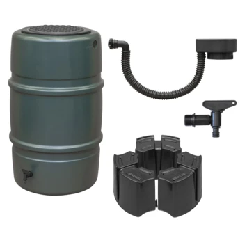 Harcostar Regenton Groen Kunststof 227 Liter Incl. Deelbare Voet, Kraan, Deksel En Vulautomaat 2 Harcostar Regenton Groen Kunststof 227 Liter Incl. Deelbare Voet, Kraan, Deksel En Vulautomaat - Afbeelding 2