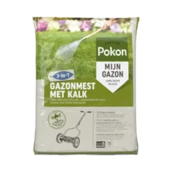 Pokon Gazonmest Met Kalk 3-in-1 5kg -Tuingereedschap 123 3180