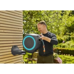 Gardena Wandslangenbox Roll Up 15 Meter Incl. Tuinspuit -Tuingereedschap 123 3337