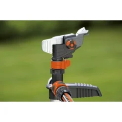 Gardena Pulserende Sector- En Cirkelsproeier Premium Metaal Grijs Met Oranje 44x17,5x8,7 Cm -Tuingereedschap 123 3499