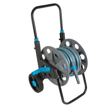 GAMMA Slanghaspel Met Slang En Accessoires Grijs Blauw 1 GAMMA Slanghaspel Met Slang En Accessoires Grijs Blauw