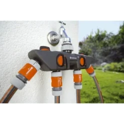 Gardena Waterverdeler 4-weg Kunststof 44x17,5x6,8 Cm -Tuingereedschap 123 4025