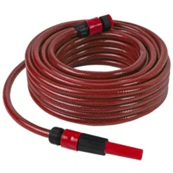 OK Tuinslangset Rood Met Zwart 15 Meter