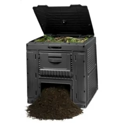 Keter E-compostbak 470 L Zwart 79x79x79 Cm