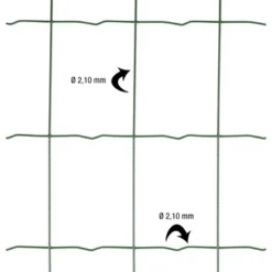 Betafence Pantanet Light Tuingaas 100cm X 25m Groen -Tuingereedschap 123 4487