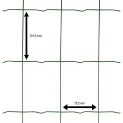 Betafence Pantanet Light Tuingaas 60cm X 25m Groen -Tuingereedschap 123 4534