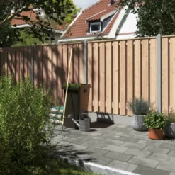 Houtbetonschutting Grijs Douglas Per Meter