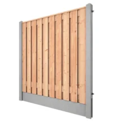 Houtbetonschutting Grijs Douglas Per Meter -Tuingereedschap 123 4591