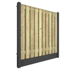 Houtbetonschutting Antraciet Grenen Per Meter 10 Houtbetonschutting Antraciet Grenen Per Meter -Tuingereedschap 123 4602