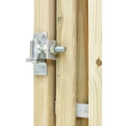 Poort Voor Houtbetonschutting Grenen Linksdraaiend 100cm Breed -Tuingereedschap 123 4632