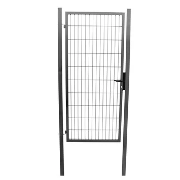 Enkele Poort Roma/Milano Antraciet 120x100 Cm 1 Enkele Poort Roma/Milano Antraciet 120x100 Cm