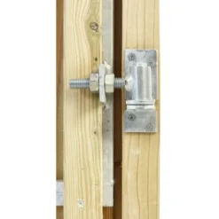 Poort Voor Houtbetonschutting Grenen Rechtsdraaiend 100cm Breed -Tuingereedschap 123 4646