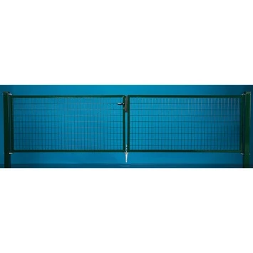 Dubbele Poort Napoli Ral 7016 Antraciet 120x400 Cm 2 Dubbele Poort Napoli Ral 7016 Antraciet 120x400 Cm - Afbeelding 2