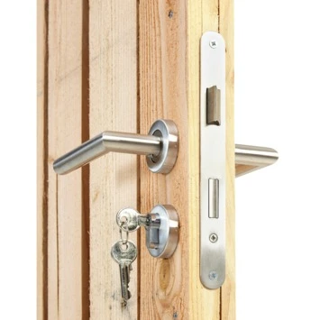 Poort Voor Houtbetonschutting Douglas Linksdraaiend 100cm Breed 2 Poort Voor Houtbetonschutting Douglas Linksdraaiend 100cm Breed - Afbeelding 2