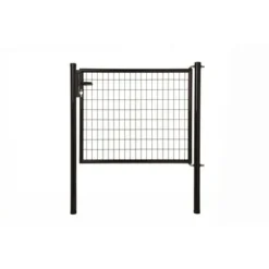 Poort Napoli Ral 9005 Zwart 170x125 Cm