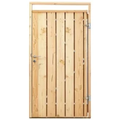 Poort Voor Houtbetonschutting Douglas Rechtsdraaiend 100cm Breed