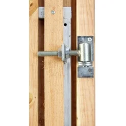 Poort Voor Houtbetonschutting Douglas Rechtsdraaiend 100cm Breed -Tuingereedschap 123 4799