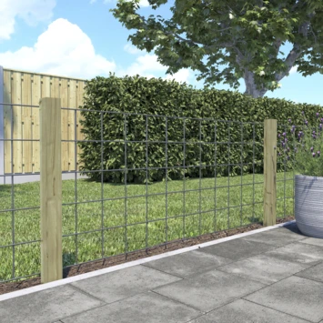 Gaasscherm Verzinkt 180x75 Cm 2 Gaasscherm Verzinkt 180x75 Cm - Afbeelding 2