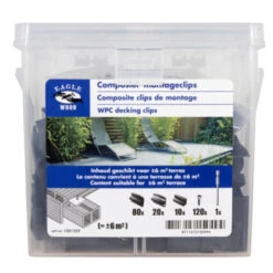 HKC Kunststof Clips - 110 Stuks -Tuingereedschap 123 5013