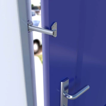 SecuMax Kierstandhouder Voordeur Binnendraaiend RVS SKG Vinkje 1 SecuMax Kierstandhouder Voordeur Binnendraaiend RVS SKG Vinkje