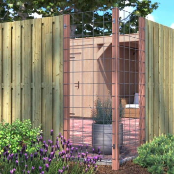 Gaas Volgpakket Tuinhek Hardhout 180x75cm 6 Gaas Volgpakket Tuinhek Hardhout 180x75cm - Afbeelding 6