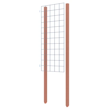 Gaas Volgpakket Tuinhek Hardhout 180x75cm 9 Gaas Volgpakket Tuinhek Hardhout 180x75cm - Afbeelding 9