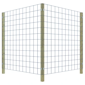 Gaas Startpakket Tuinhek Grenen 180x180cm 9 Gaas Startpakket Tuinhek Grenen 180x180cm - Afbeelding 9