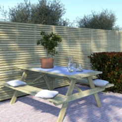 Schutting Andalusië Ca. 180x180 Cm -Tuingereedschap 123 5146