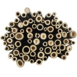 Bamboe Schutting Zwart Ca. 180x180 Cm -Tuingereedschap 123 5171