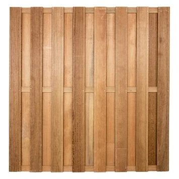 Schutting Hardhout Recht Ca. 180x180 Cm 1 Schutting Hardhout Recht Ca. 180x180 Cm