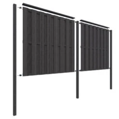 Schutting Startpakket Tuinscherm Royal Antraciet Ca. 3,8 Meter Lang -Tuingereedschap 123 5200